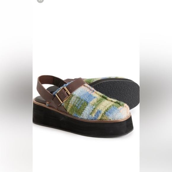 Free People Astrid Platform Mules Size 9.5 NEW - Picture 5 of 16